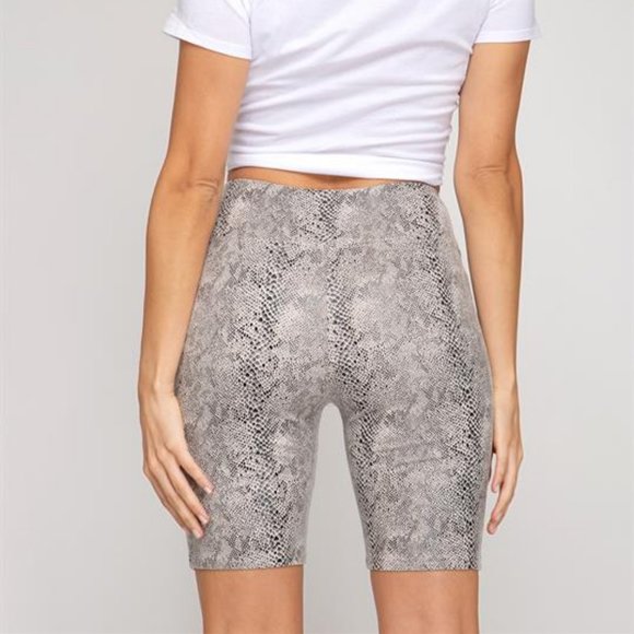 NWT! She + Sky Reptile Print Biker Shorts - Picture 2 of 10